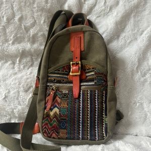 TSD Sling Bag, olive Green, Multi-Color Four Season Bag, with dust bag